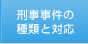 刑事事件の種類と対応
